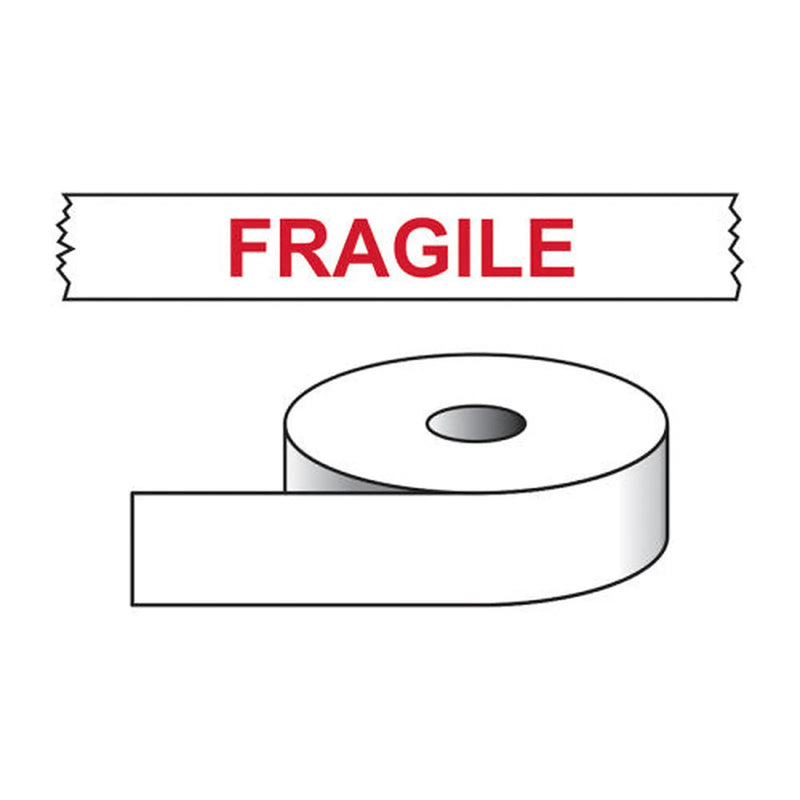 Centurion Fragile Printed Tape - 50mm x 66m - Min Order 2