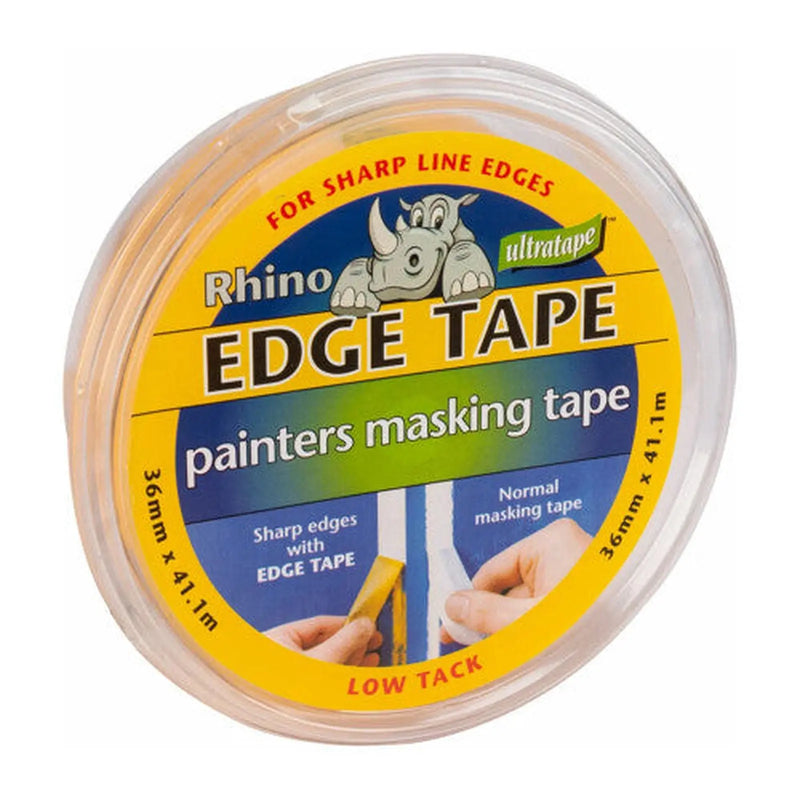 Centurion Low Tack Edge Masking Tape 36mm x 41m Roll - Pack of 6
