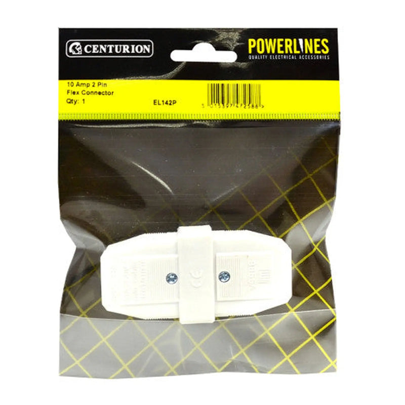 Centurion 10 Amp 2 Pin Male/Female Flex Connector - Pack of 5