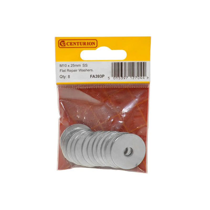 Centurion M10 SS Flat Washers (Pack of 8) - Pack of 5