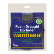 Centurion Warmseal Weather seal Sealing Strip, Black, 5m - Pack of 5