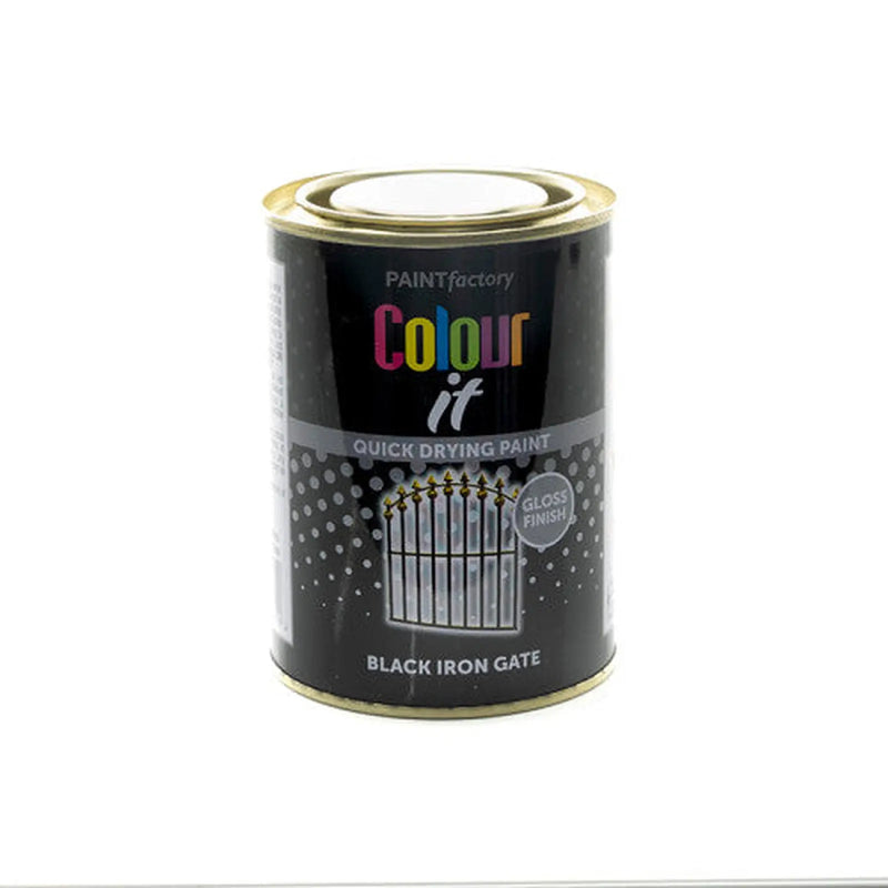 Centurion Colour It Iron Gate Paint - Black - Pack of 6
