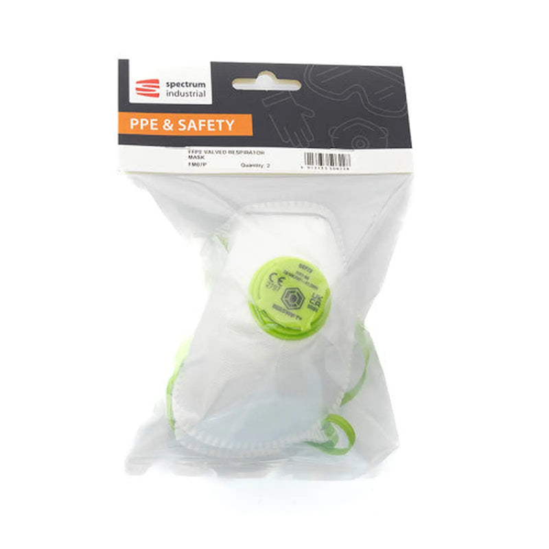 Centurion FFP2 Folding Valve Dust Mask - Pack of 2 - Min Order 4
