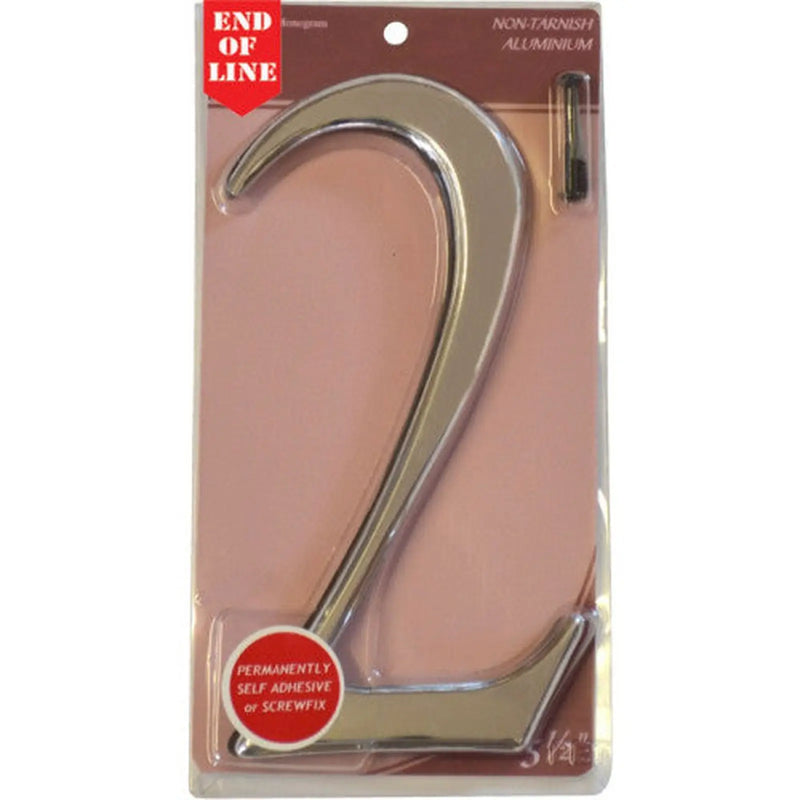 Centurion Glass/Silver Numbered Plaque 2 - Pack of 5