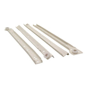 Centurion 350mm White Bottom Fix Steel Drawer Runner - Pack of 5