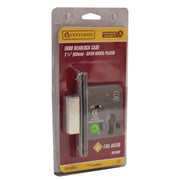 Centurion Euro Dead Lock Case, Satin Chrome Plated, 63mm - Pack of 5