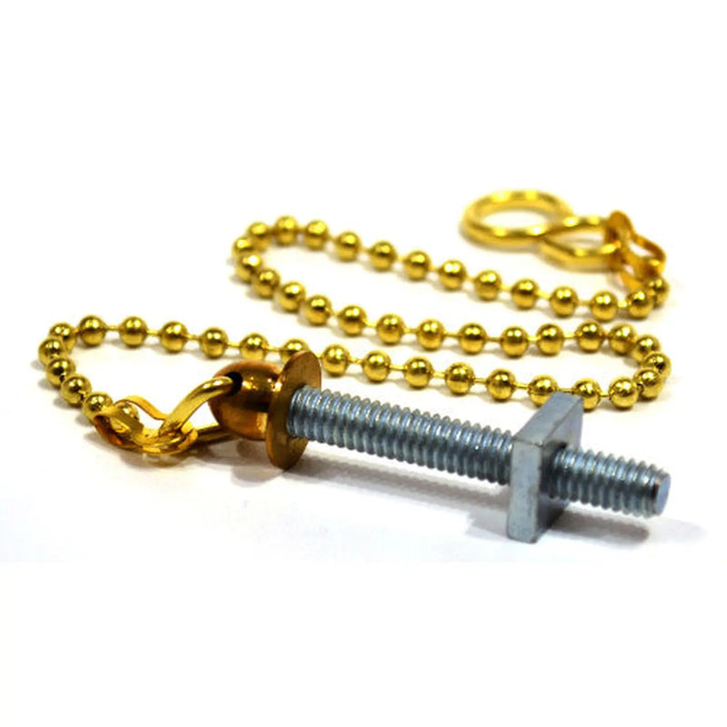 Centurion Sink Ball Chain With Stay, Polished Brass, 300mm - Pack of 5
