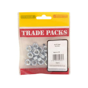 Centurion Steel Hex Nuts - Zinc Plated - M8 - (20 PK) - Pack of 5