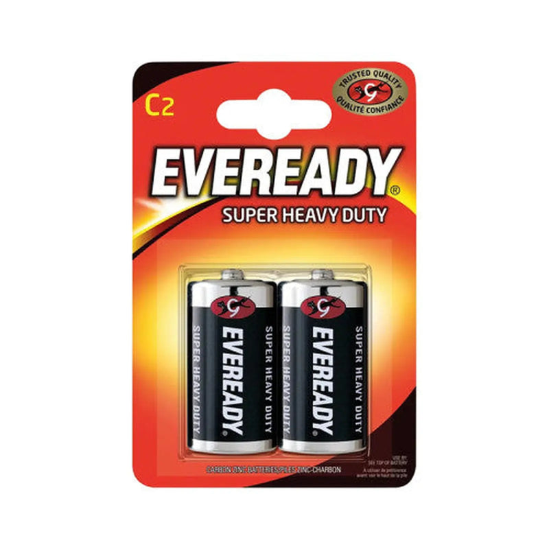 Centurion Eveready S3952 C Super Zinc Batteries, 2 Pack - Pack of 12