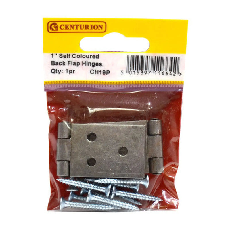 Centurion 25mm (1") SC Steel Backflap Hinge (1 pair) - Pack of 5