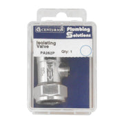 Centurion 15mm CP CXC Screw Type Isolating Valve - Pack of 5