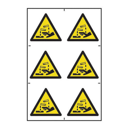 Centurion Corrosive symbols - Self Adhesive PP (200 x 300mm) - Min Order 2