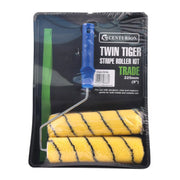 Centurion Trade Twin Tiger Stripe Roller and Tray, 225mm x 38mm / 9" - Pack of 10