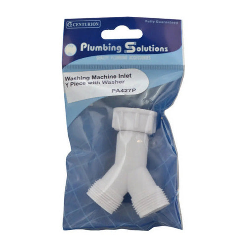 Centurion Washing Machine Inlet Y Piece with Washer - Pack of 5