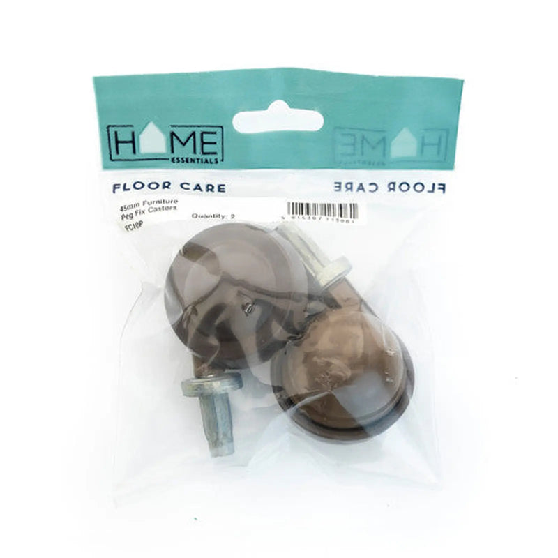 Centurion 45mm Furniture Peg Fix Castors  (Pack of 2) - Pack of 5