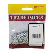 Centurion Flat Washers - Zinc Plated - M4 - (300 PK) - Pack of 5