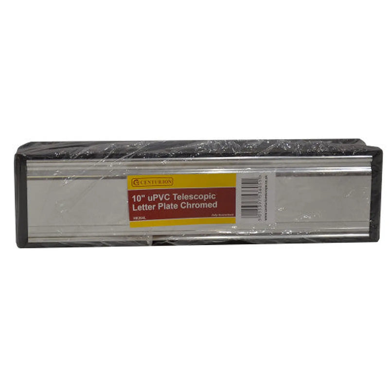 Centurion Sleeve Telescopic Letter Plate, Chrome, 265mm x 70mm - Pack of 5