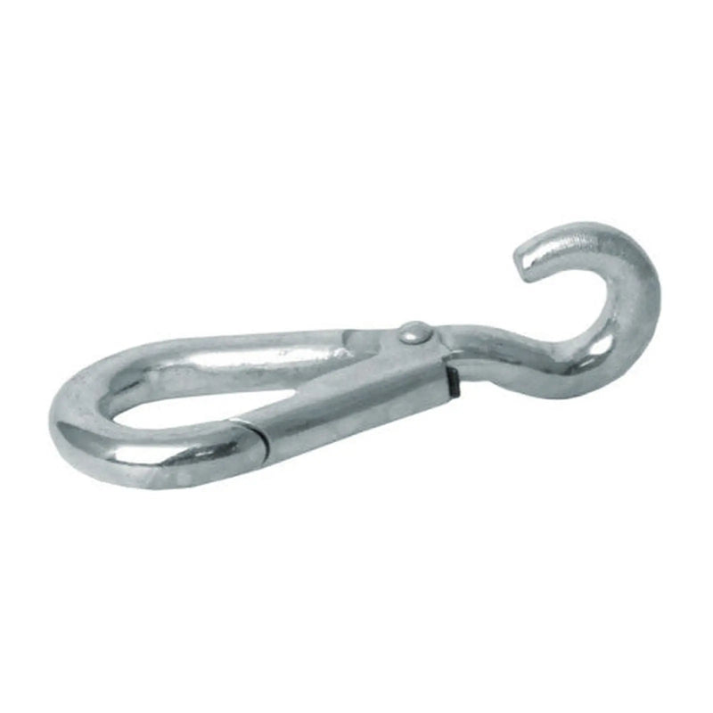 Centurion Steel Spring Hook To Crue, Zinc Plated, 7mm x 70mm - Pack of 10