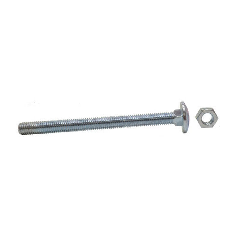 Centurion M8 x 150mm ZP Small Carriage Bolts & Nuts  (100)