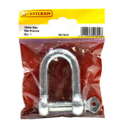 Centurion Dee Shackles, Galvanised, 12mm x 49mm x 25mm - Pack of 5