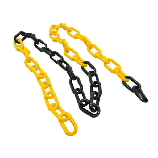 Centurion Short Link Plastic Chain, Yellow/Black, 6mm x 5m - Min Order 2