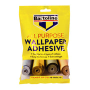 Centurion Bartoline All Purpose Wallpaper Adhesive, Large (10 Rolls) - Pack of 12