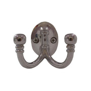 Centurion Premium Ball End Double Robe Hook - Chrome Plated - Pack of 10