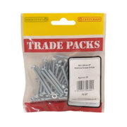 Centurion Machine Screws & Nuts - Zinc Plated - M4 x 40mm - (30 PK) - Pack of 5