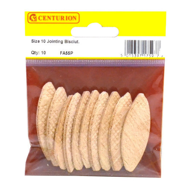 Centurion Size 10 Jointing Biscuit (Pack of 10) - Pack of 5