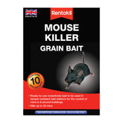 Centurion Rentokil - Mouse Killer Grain Bait - 10 Sachet - Pack of 6