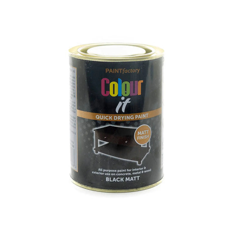 Centurion Colour It Matt Paint - Black - Pack of 6
