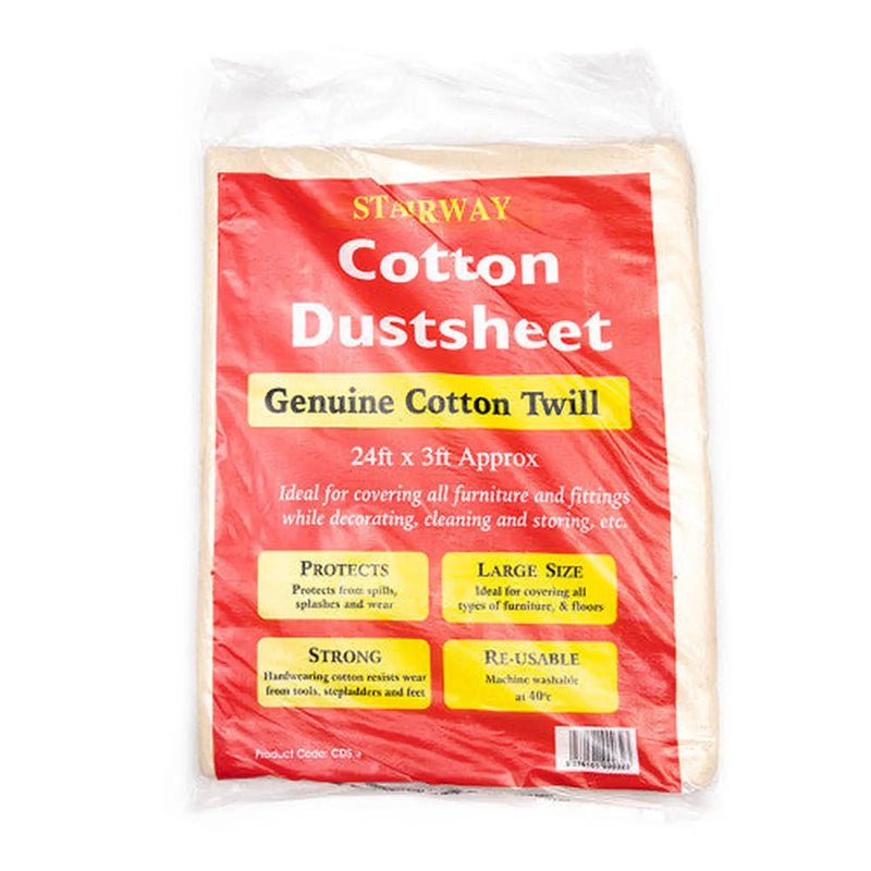 Centurion Staircase Twill Dust Sheet, 24' x 3' / 7.3m x 0.91m