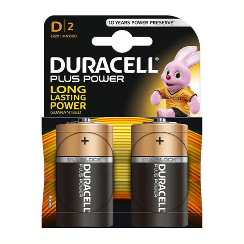 Centurion Duracell D Batteries, 2 Pack - Pack of 10