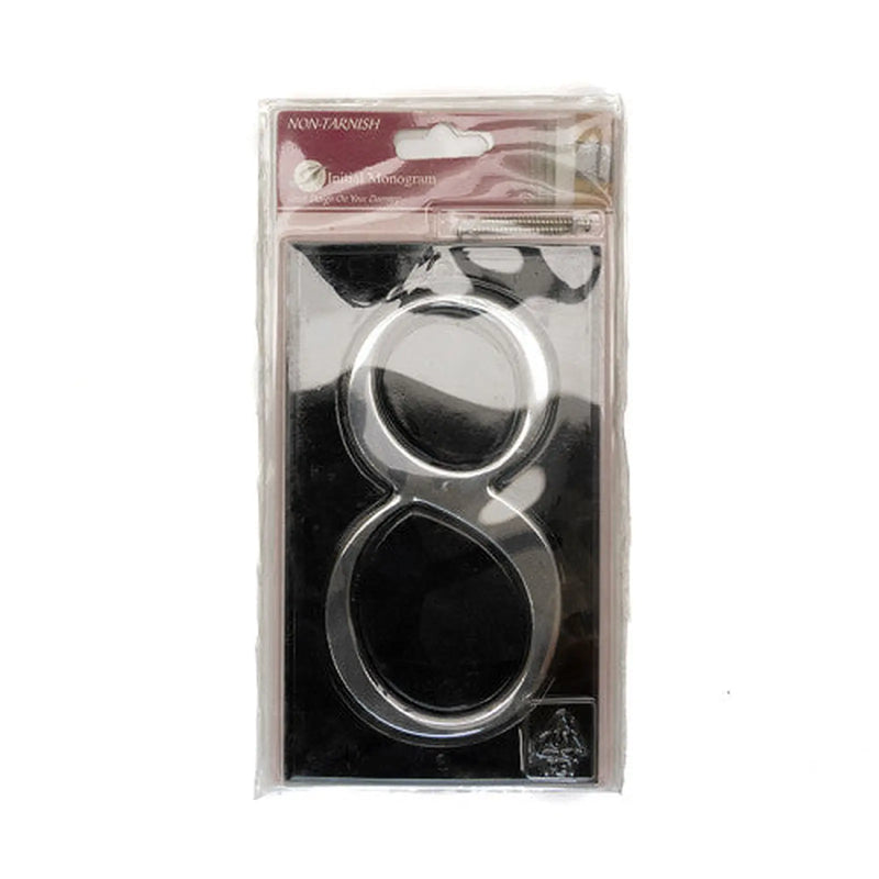 Centurion Gloss Black Numbered Plaque 8 - Pack of 2