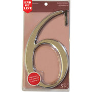 Centurion Glass/Silver Numbered Plaque 6 - Pack of 5