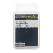 Centurion Metal Coaxial F Coupler - Pack of 5