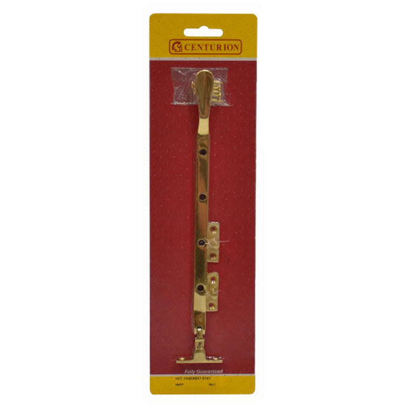 Centurion Solid Brass Spoon Style Casement Stay, 250mm - Pack of 5