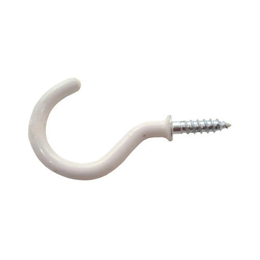 Centurion 50mm White PVC Cup Hooks (Pk 4) - Min Order 6