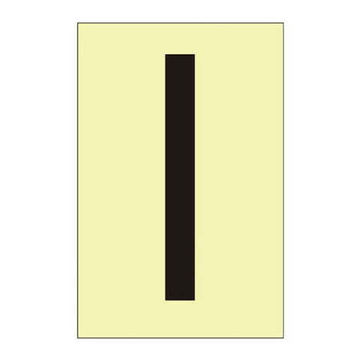 Centurion Character 'I' - Photoluminescent Vinyl - 50mm - Min Order 6