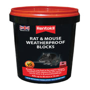 Centurion Rentokil - Mouse & Rat Weatherproof Blocks - 10 Sachet - Pack of 6