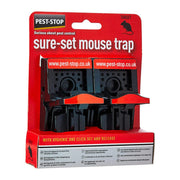 Centurion Pest-Stop Sure-Set Plastic Mouse Trap - Twin Pack - Pack of 12