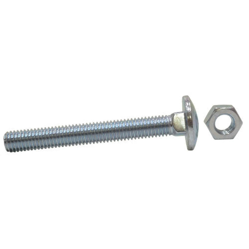 Centurion M8 x 65mm ZP Small Carriage Bolts & Nuts  (200)