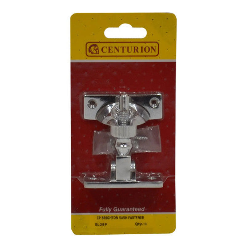 Centurion Solid Brass Brighton Sash Fastener, Chrome Plated, 57mm - Pack of 5