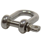 Centurion Dee Shackles, Stainless Steel, 4mm x 16mm x 8mm - Pack of 20
