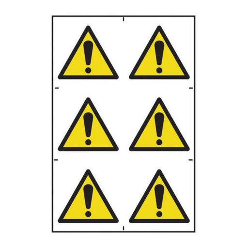 Centurion Hazard Warning symbols - Self Adhesive PP (200 x 300mm) - Min Order 2