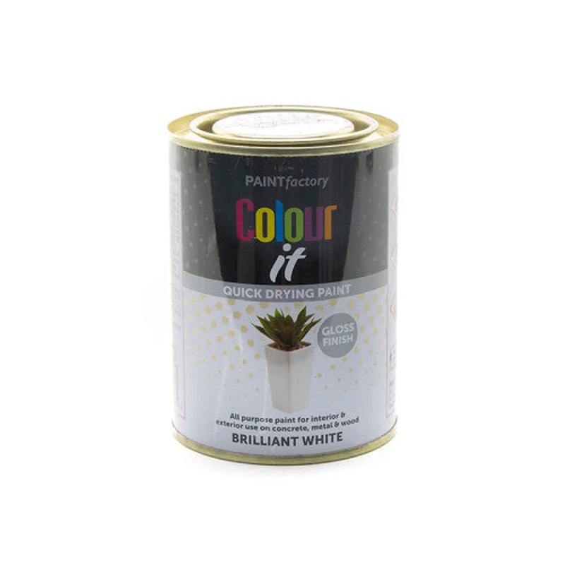 Centurion Colour It Gloss Paint - White - Pack of 6