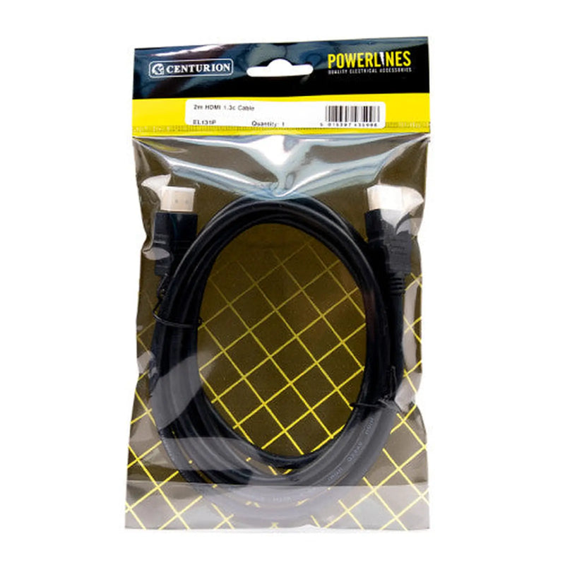 Centurion HDMI 1.3C Cable, 2m - Pack of 5