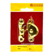 Centurion Fitch Fastener, Electro Brassed, 60mm - Pack of 5