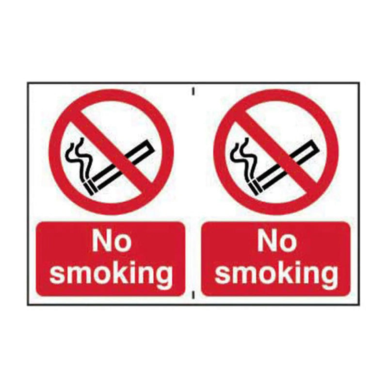 Centurion No smoking - Self Adhesive PP (300 x 200mm) - Min Order 2
