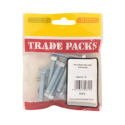 Centurion Hex Head Set Screws - Zinc Plated - M8 x 40mm - (10 PK) - Pack of 5